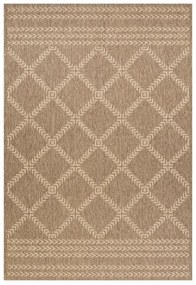 Καλοκαιρινό χαλί ψάθα Ethnik 2012C Brown/Caramel Beige 200 x 285