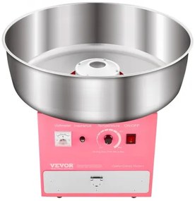 VEVOR Commercial Cotton Candy Machine Sugar Floss Maker 1000W for Party Pink