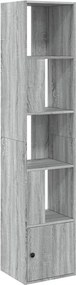 vidaXL Βιβλιοθήκη Γκρι Sonoma 40x36x189 εκ. από Επεξεργ. Ξύλο