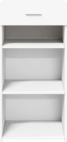 vidaXL Συρταριέρα Λευκή 45x42,5x93 εκ. από Επεξεργασμένο Ξύλο