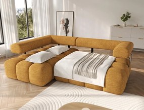 Γωνιακός Καναπές Velly-Μουσταρδί-Αριστερή