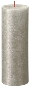 Bolsius Κεριά Κύλινδρος Ρουστίκ Shimmer 4 τεμ. Champagne 190 x 68 χιλ.