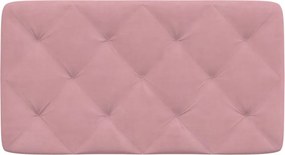 vidaXL Μαξιλάρι για Κεφαλάρι Ροζ 80 εκ. Βελούδο