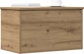 vidaXL Κουτί αποθήκευσης Artisan Oak 60 x 35 x 35 cm