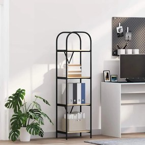 vidaXL Ράφι Βιβλίων Δρύς Sonoma 40 x 30 x 146 εκ Επεξεργασμένο ξύλο