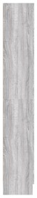 vidaXL Βιβλιοθήκη Γκρι Sonoma 82,5x30,5x185,5 εκ. Επεξεργασμένο Ξύλο