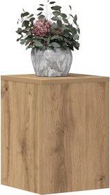 vidaXL Βάσεις Φυτών 2 τεμ. Αρτισιανή Δρυς 25x25x35 εκ. Επεξ. Ξύλο