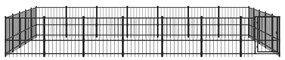 vidaXL Κλουβί Σκύλου Εξωτερικού Χώρου 32,93 μ² από Ατσάλι