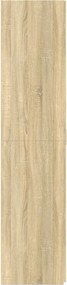 vidaXL Ντουλάπι Sonoma Δρυς 80x42,5x185 εκ. από Επεξεργασμένο Ξύλο