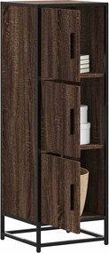 vidaXL Highboard καφέ δρυς Κατασκευασμένο ξύλο και μέταλλο