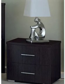 SarrisBros  Κομοδίνο Ξύλινο Σε Χρώμα Βέγγε 50x48x34 BEST-101008