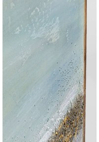 Πίνακας Σε Καμβά Abstract Horizon Μπλε-Καφέ 100x3.7x200εκ