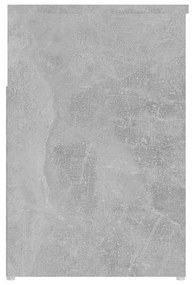 Παπουτσοθήκη Γκρι Σκυροδέματος 80 x 30 x 45 εκ. από Μοριοσανίδα - Γκρι
