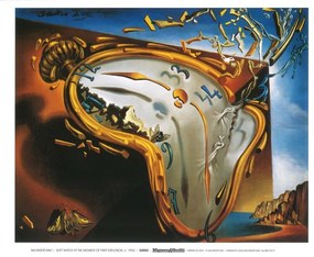 Εκτύπωση έργου τέχνης Soft Watch at the Moment of First Explosion, 1954, Salvador Dalí, (30 x 24 cm)