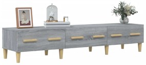 vidaXL Έπιπλο Τηλεόρασης Γκρι Sonoma 150x34,5x30εκ. Επεξεργασμένο Ξύλο