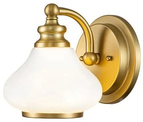 Απλίκα Φωτιστικό Μπάνιου 1xG9 IP44 Ainsley Elstead Lighting HK-AINSLEY1-BATH-BB Ορείχαλκος