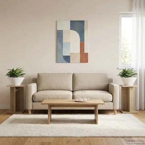 vidaXL Βάση φυτών 2 τεμ. Sonoma Δρυς 25 x 25,5 x 40,5 εκ.