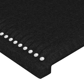 vidaXL Κεφαλάρια Μαύρα 180x5x78/88 εκ. Ύφασμα