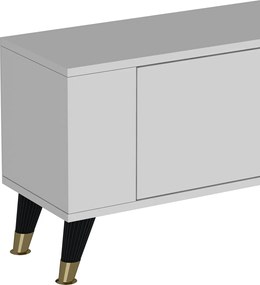 Stewehome Μοντέρνο έπιπλο τηλεόρασης με ντουλάπι 120x26x48 cm