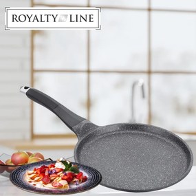 Τηγανίτα τηγανίτας Royalty Line RL-CP24M, 24 cm, επίστρωση Greblon, επαγωγή, γραφίτης