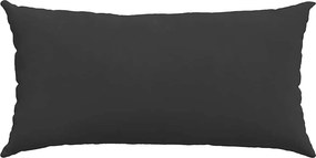 vidaXL Μαξιλάρι Καναπέ 2 pcs Μαύρο 80 x 40 cm ύφασμα
