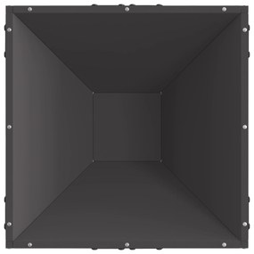 vidaXL Σόμπα φωτιάς Τετράγωνη Μαύρη 50x50x35 εκ Ατσάλι