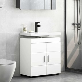 vidaXL Σετ Ντουλαπιών Μπάνιου TULUM Λευκό 60 x 34 x 63 εκ