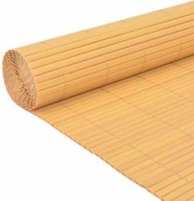 vidaXL Περίφραξη Κήπου Διπλής Όψης Κίτρινη 110 x 500 εκ.