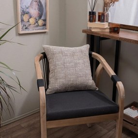 Μαξιλάρι Διακοσμητικό (Με Γέμιση) Hampton 05 Taupe Teoran 43X43 Cotton-Acrylic