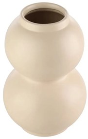 Βάζο Κεραμικό Miyoshi 421013 13x20cm Beige Eglo Κεραμικό