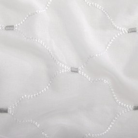 vidaXL Κουρτίνες 2 pcs Λευκό 140 x 245 cm Πολυεστέρας