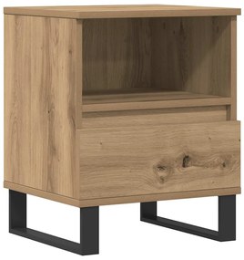 vidaXL Κομοδίνο τεχνίτης Δρυς 40x35x50 εκ. από Επεξεργασμένο Ξύλο