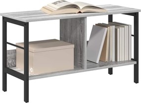 vidaXL Ράφι Βιβλίων 2 επιπέδων 82 x 32 x 47 εκ. Επεξεργασμένο Ξύλο