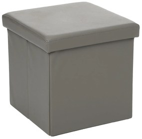 Σκαμπό Με Αποθηκευτικό Χώρο (38x38x38) A-S Fold Grey 121266B
