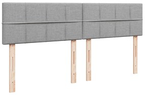 ΚΡΕΒΑΤΙ BOXSPRING ΜΕ ΣΤΡΩΜΑ ΑΝΟΙΧΤΟ ΓΚΡΙ 180X200 ΕΚ. ΥΦΑΣΜΑΤΙΝΟ 3289447