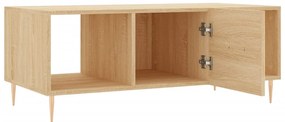 vidaXL Τραπεζάκι Σαλονιού Sonoma Δρυς 102x50x40 εκ. από Επεξεργ. Ξύλο