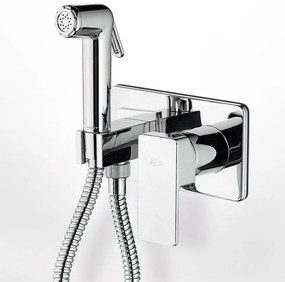 La Torre Flush Mix Chrome Μίκτης Εντοιχισμού 2 Οπών με Ντουζάκι 45211-100