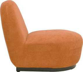 Πολυθρόνα Zenny pakoworld υφασμα terracotta 64x85x68εκ