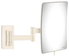 Καθρέπτης Μεγεθυντικός Επτοίχιος με Διπλό Βραχίονα Μεγέθυνση x3 Beige Mat Sanco Cosmetic Mirrors MR-301-M102