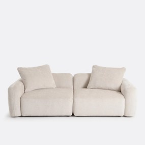 Γωνιακός modular καναπές 3 θέσεων από ζακάρ chenille, AMAD