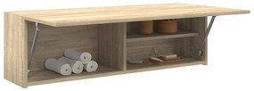 Ντουλάπι τοίχου μπάνιου Sonoma Oak 100x25x30 cm