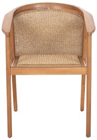 ΠΟΛΥΘΡΟΝΑ ΤΡΑΠΕΖΑΡΙΑΣ RENLY HM18239 ΞΥΛΟ ΤΕΑΚ ΦΥΣΙΚΟ-ΣΧΟΙΝΙ VIRO 60x59x82Υεκ.