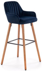 60-20829 H93 bar stool, color: dark blue DIOMMI V-CH-H/93-GRANATOWY, 1 Τεμάχιο