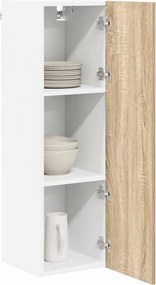 vidaXL Κρεμαστό ντουλάπι με αποθήκευση Δρύς Sonoma 30 x 31 x 100 εκ.