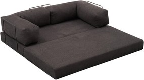 Γωνιακός Καναπές Ανθρακί COMFORT 95x290x75