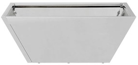 vidaXL Γλάστρα Κήπου 40x40x15 εκ Γαλβανισμένο Ατσάλι