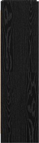 vidaXL Βιβλιοθήκη Μαύρη Δρυς 59 x 30 x 111 εκ Επεξεργασμένο Ξύλο