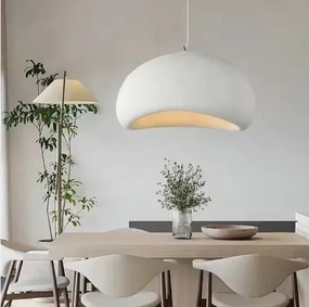 Φωτιστικό Κρεμαστό 78xH42cm 1xE27 Λευκό SE21-780-WH PAC PENDANT WHITE RESIN HOMELIGHTING 77-50570