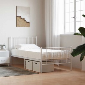 vidaXL Στρώμα Αφρού H2 και H3 75 x 190 cm Λευκό