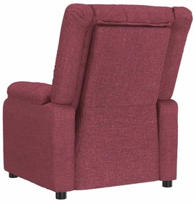vidaXL Πολυθρόνα Ανακλινόμενη Μπορντό Υφασμάτινη